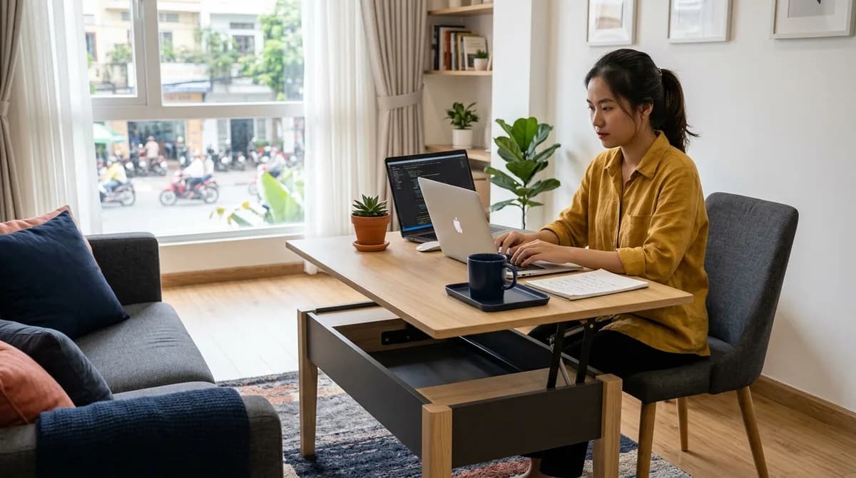Nội Thất Thông Minh tại Hà Tĩnh — Gấp Gọn Ban Ngày, Bung Rộng Ban Đêm
